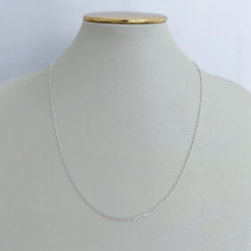 Correntinha Cartier Fina Prata 925 1mm-45cm