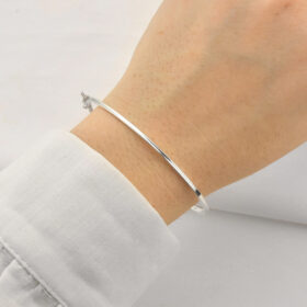 Bracelete Fio Quadrado Prata 925