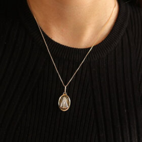 Pingente Medalha Nossa Senhora 2,5cm