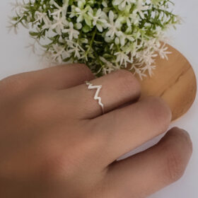 Anel Batimento Prata 925