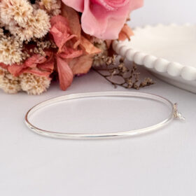 Bracelete Fio Quadrado de Prata 925-3mm