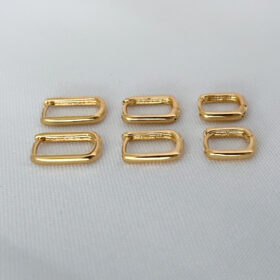 Argola Trios Ovais Lisas