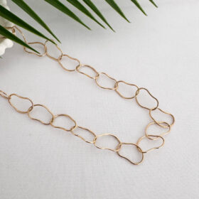 Colar Elos Largos 1x2cm-50cm