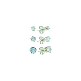 Brinco Trio Zircônia 6 Garras