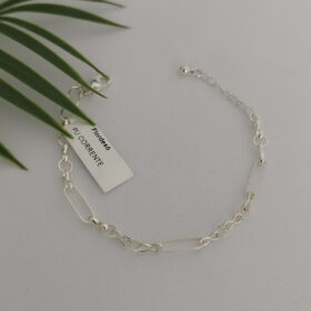 Pulseira Elos Vazados 2 círculos Entre Eles