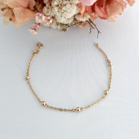 Pulseira Bolinha 3mm-17cm