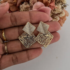 Brinco Geométrico-3,5cm