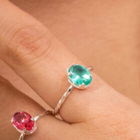 Anel Pedra Prata 925-16