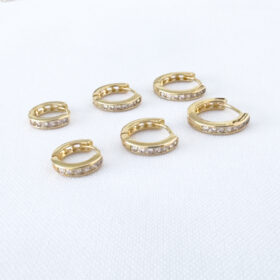 Trio Argolas Zircônias