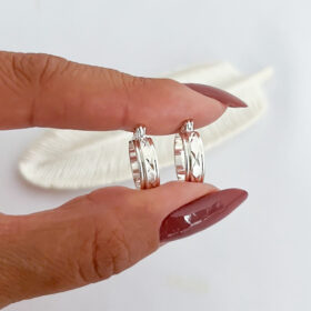 Argola Banho de Prata-1,5cm