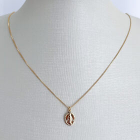 Colar Medalhinha Nossa Senhora da Graças-40cm