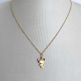 Colar Pingente Menina-45cm