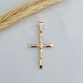 Pingente Cruz Jesus-3cm